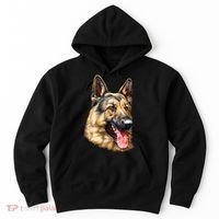 German Shepherd Face Hoodie thumb 0