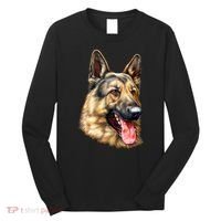 German Shepherd Face Long Sleeve Shirt thumb 0
