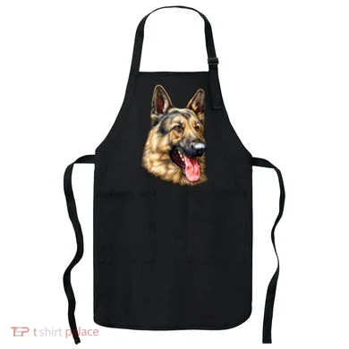 German Shepherd Face Apron
