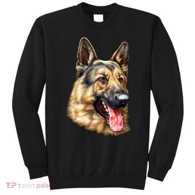 German Shepherd Face Sweatshirt