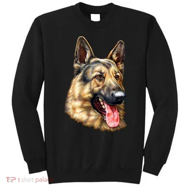 German Shepherd Face Sweatshirt