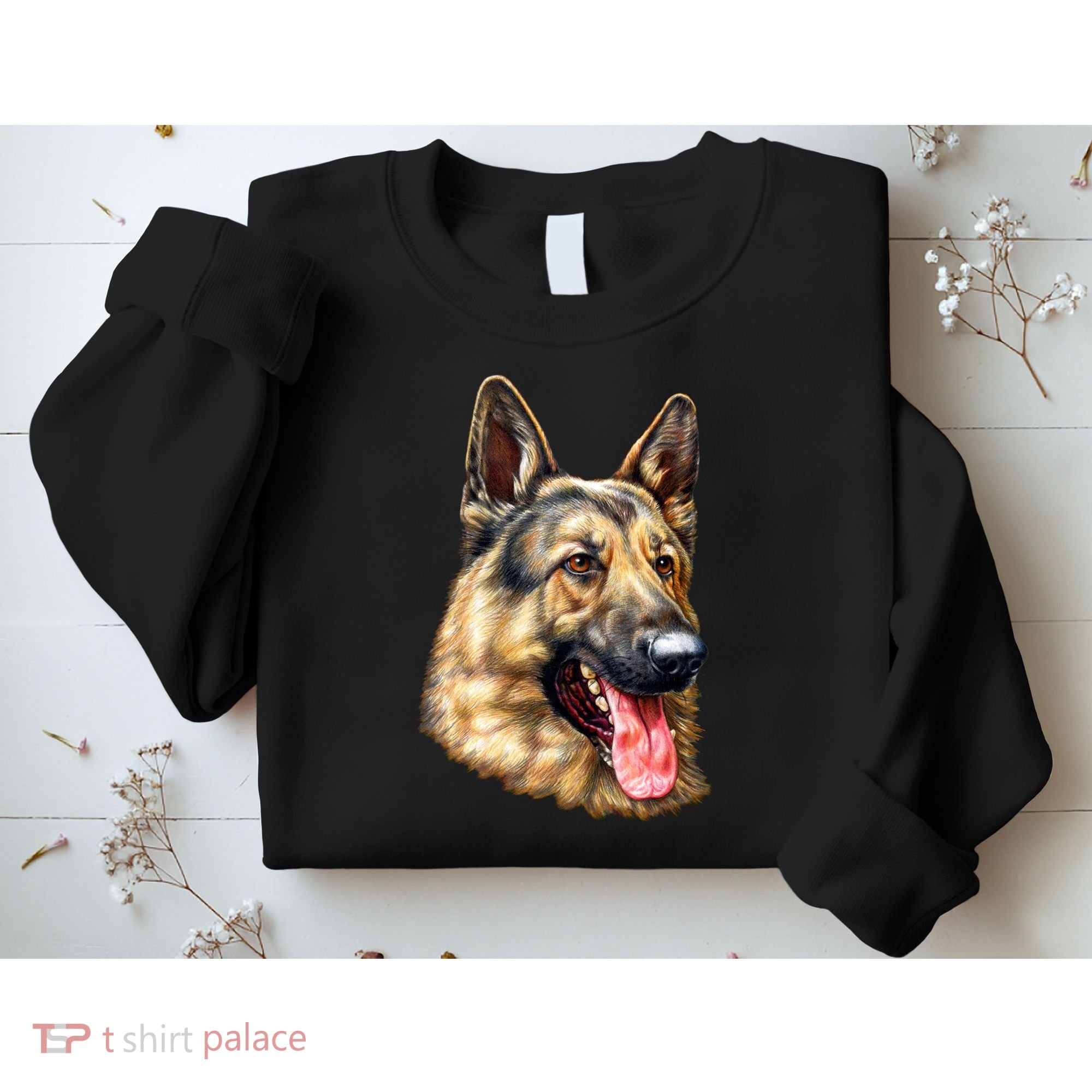 German Shepherd Face Sweatshirt