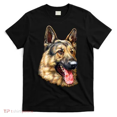 German Shepherd Face T-Shirt