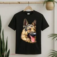 German Shepherd Face T-Shirt thumb 2