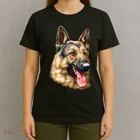 German Shepherd Face T-Shirt thumb 4