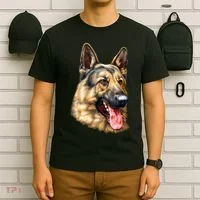 German Shepherd Face T-Shirt thumb 6
