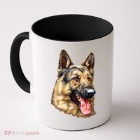 German Shepherd Face Coffee Mug thumb 0