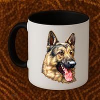 German Shepherd Face Coffee Mug thumb 2