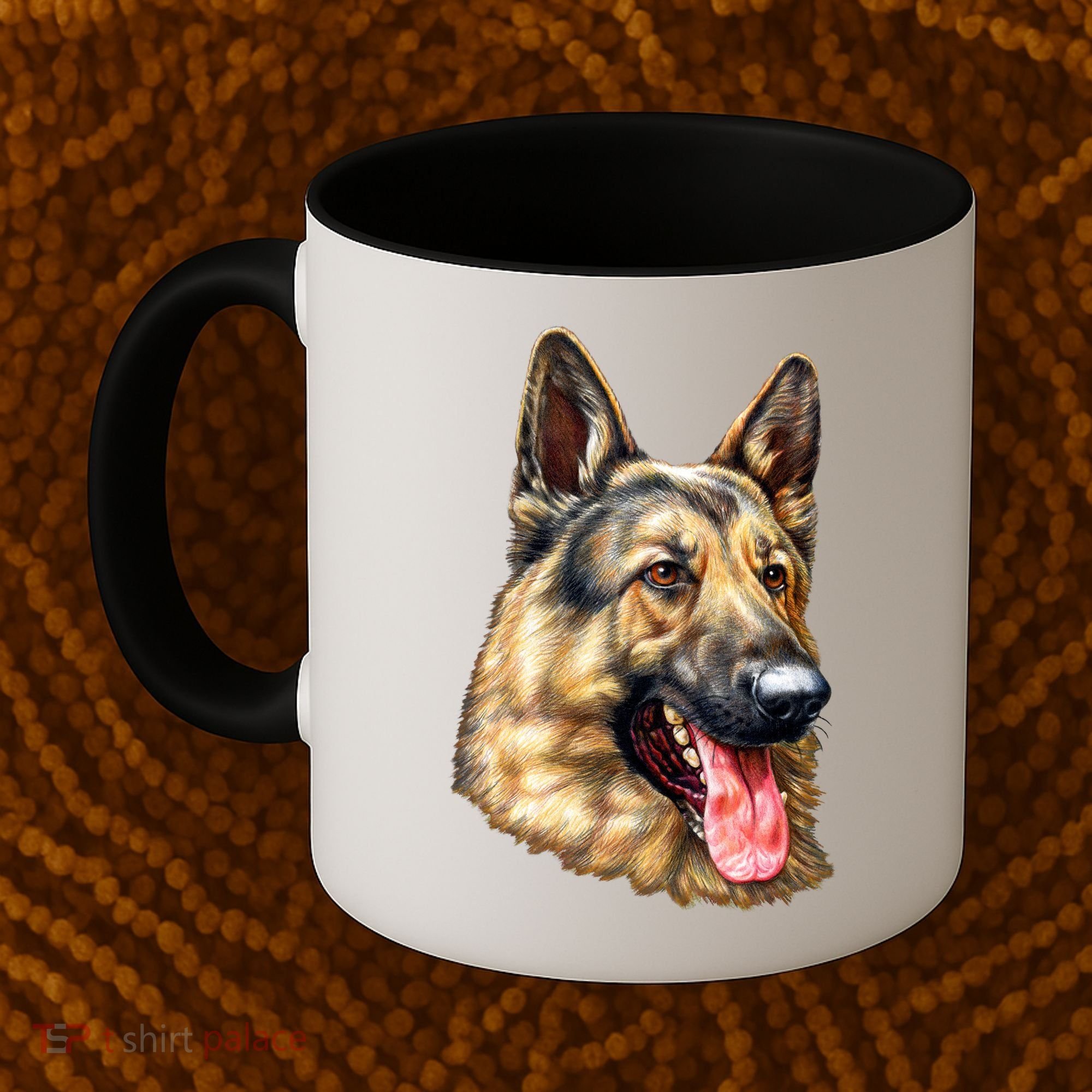 German Shepherd Face Coffee Mug