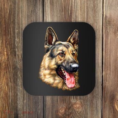 German Shepherd Face Coaster