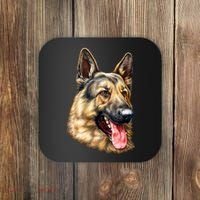 German Shepherd Face Coaster thumb 0