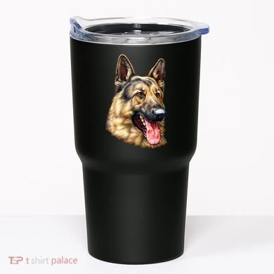 German Shepherd Face Tumbler
