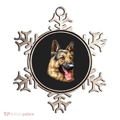 German Shepherd Face Ornament