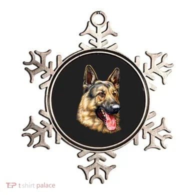 German Shepherd Face Ornament