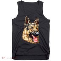 German Shepherd Face Tank Top thumb 0