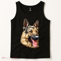 German Shepherd Face Tank Top thumb 2