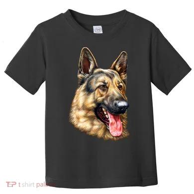 German Shepherd Face Toddler T-Shirt