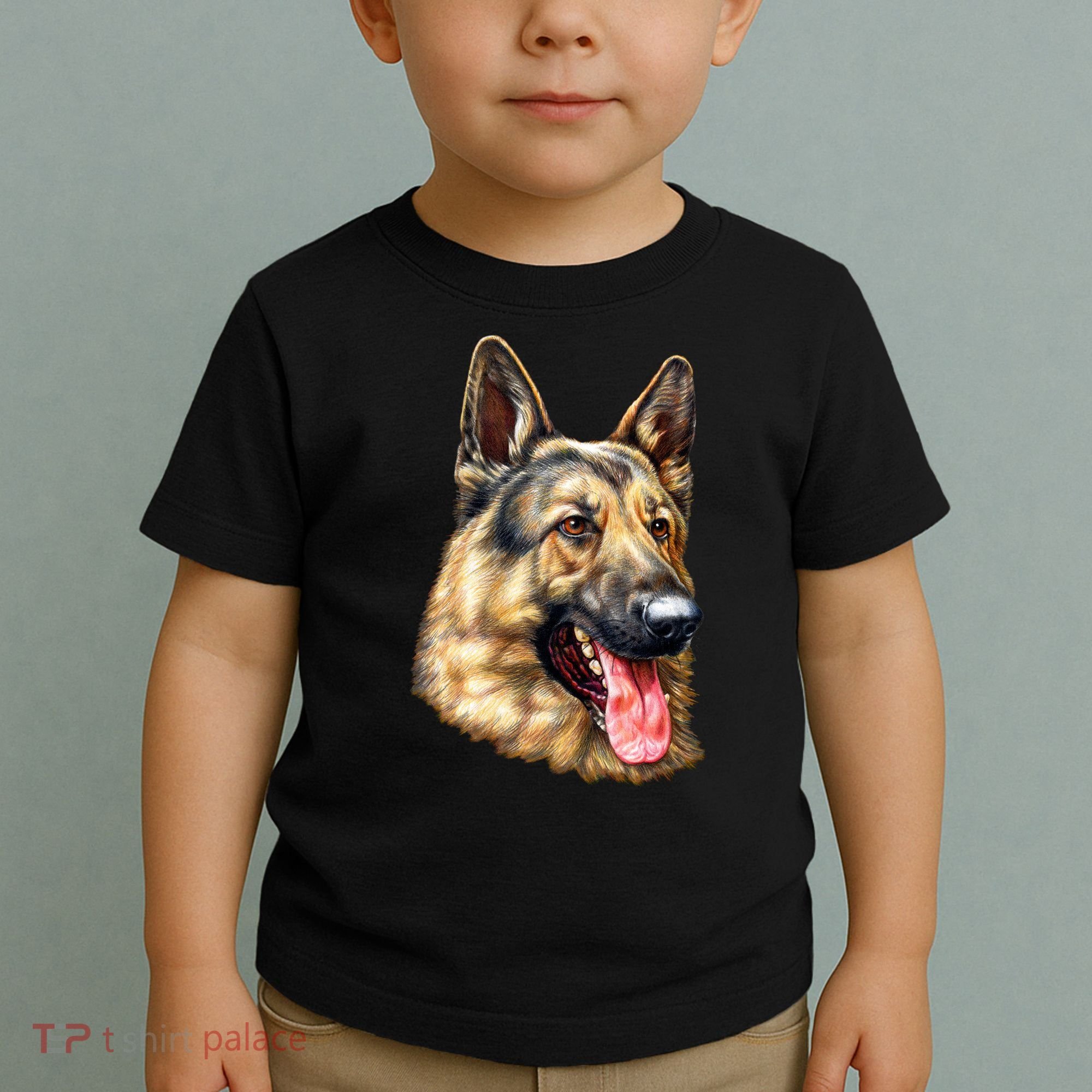 German Shepherd Face Toddler T-Shirt