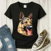 German Shepherd Face Women's T-Shirt thumb 3