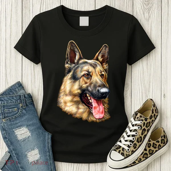 German Shepherd Face Women's T-Shirt