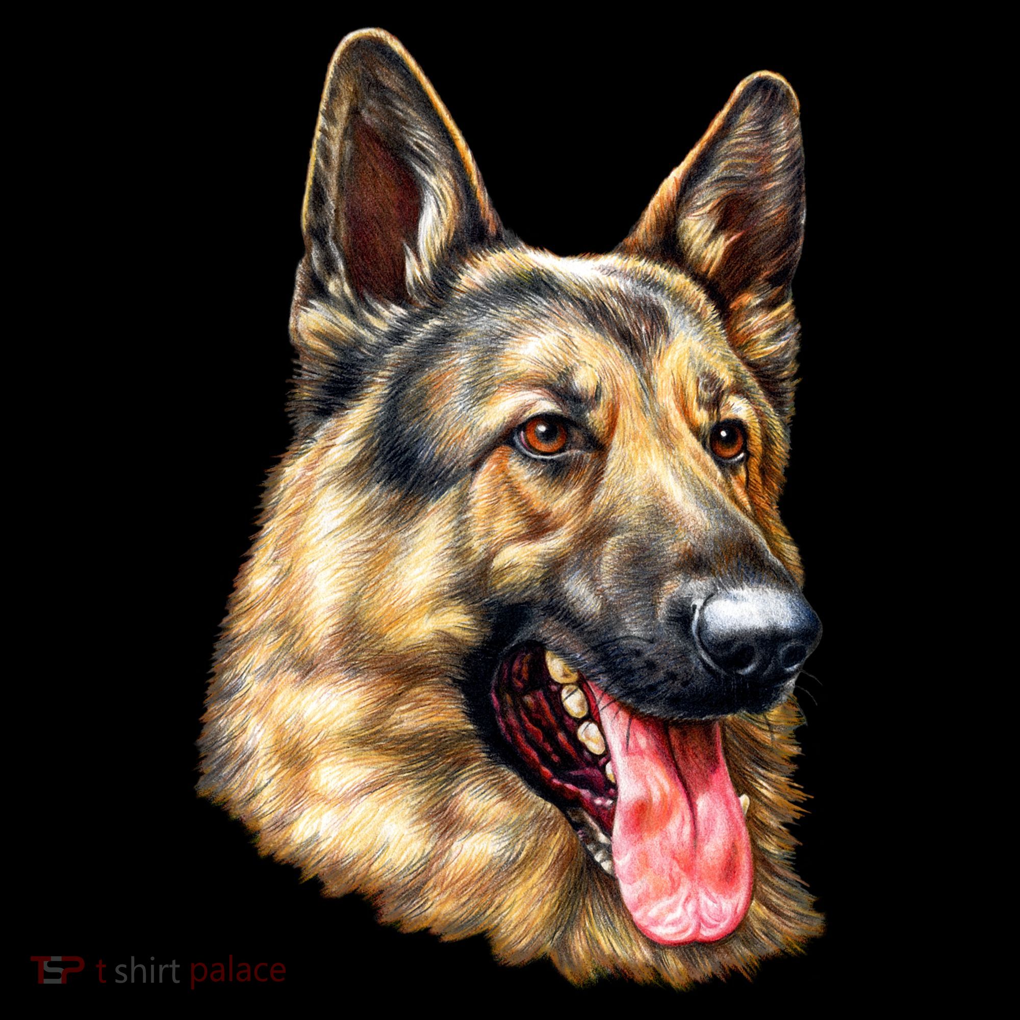 German Shepherd Face Women's T-Shirt