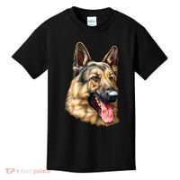 German Shepherd Face Kids T-Shirt thumb 0