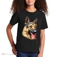 German Shepherd Face Kids T-Shirt thumb 2