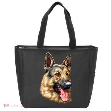 German Shepherd Face Tote Bag