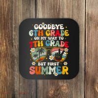 Goodbye 6th Grade Graduation To 7th Grade Hello Summer Coaster thumb 0
