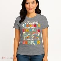 Goodbye 6th Grade Graduation To 7th Grade Hello Summer Women's T-Shirt thumb 4