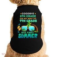 Goodbye 6th Grade Graduation To 7th Grade Hello Summer Doggie Tank thumb 0