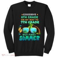 Goodbye 6th Grade Graduation To 7th Grade Hello Summer Sweatshirt thumb 0