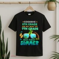 Goodbye 6th Grade Graduation To 7th Grade Hello Summer T-Shirt thumb 2
