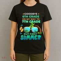 Goodbye 6th Grade Graduation To 7th Grade Hello Summer T-Shirt thumb 4