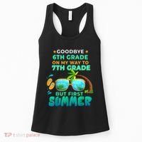 Goodbye 6th Grade Graduation To 7th Grade Hello Summer Women's Tank Top thumb 0