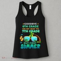 Goodbye 6th Grade Graduation To 7th Grade Hello Summer Women's Tank Top thumb 3
