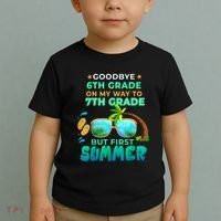 Goodbye 6th Grade Graduation To 7th Grade Hello Summer Toddler T-Shirt thumb 2