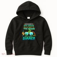 Goodbye 6th Grade Graduation To 7th Grade Hello Summer Kids Hoodie thumb 0