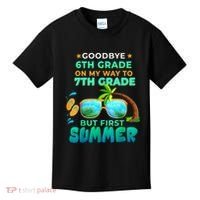 Goodbye 6th Grade Graduation To 7th Grade Hello Summer Kids T-Shirt thumb 0