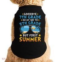 Goodbye 7th Grade Graduation To 8th Grade Hello Summer Doggie Tank thumb 0