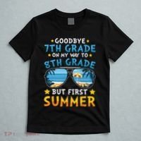 Goodbye 7th Grade Graduation To 8th Grade Hello Summer T-Shirt thumb 5