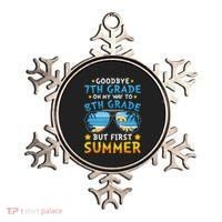Goodbye 7th Grade Graduation To 8th Grade Hello Summer Ornament thumb 0