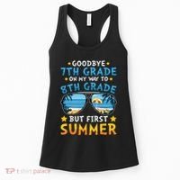Goodbye 7th Grade Graduation To 8th Grade Hello Summer Women's Tank Top thumb 0