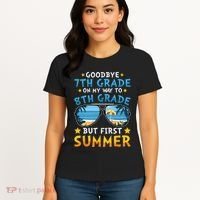 Goodbye 7th Grade Graduation To 8th Grade Hello Summer Women's T-Shirt thumb 4