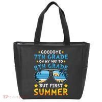 Goodbye 7th Grade Graduation To 8th Grade Hello Summer Tote Bag thumb 0