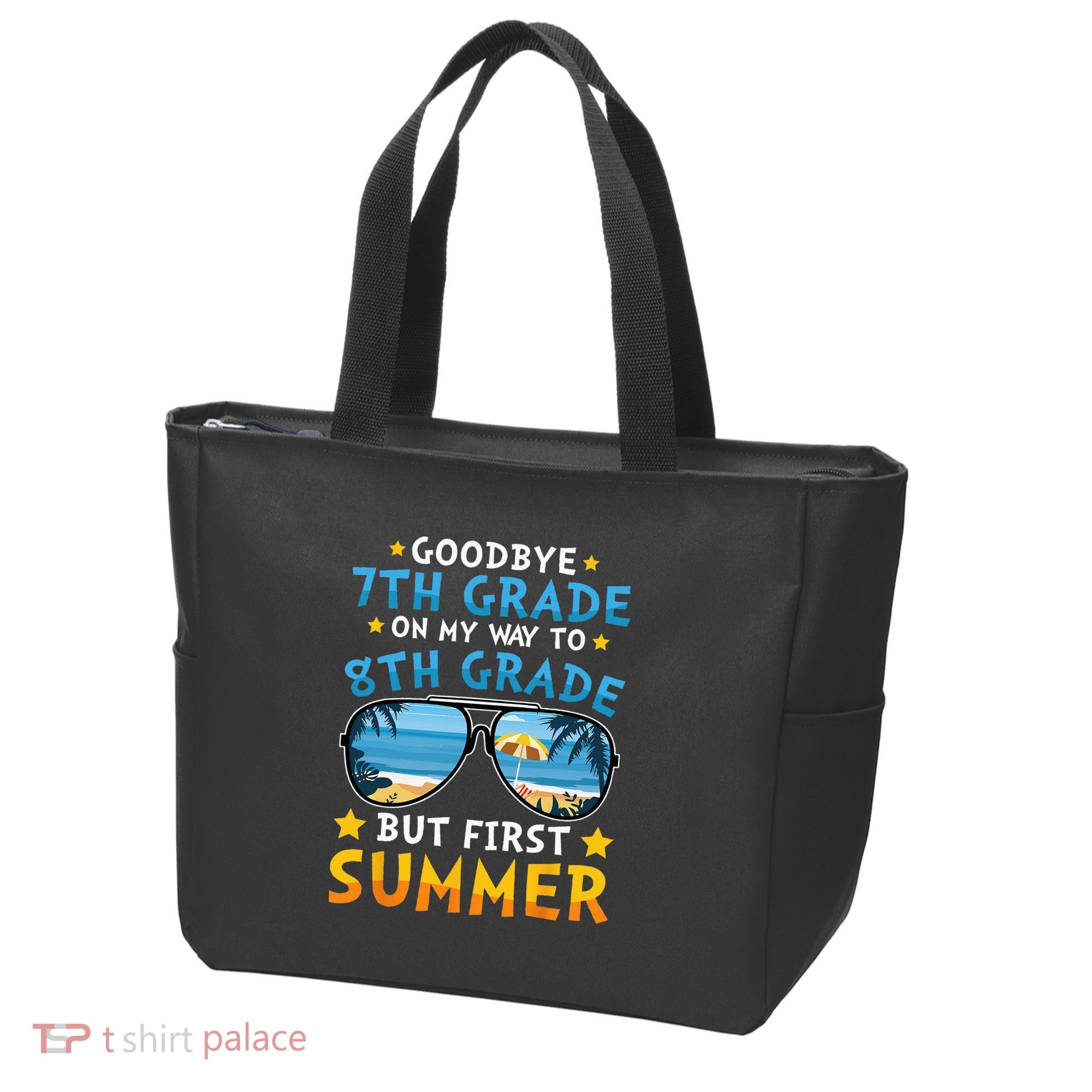 Goodbye 7th Grade Graduation To 8th Grade Hello Summer Tote Bag