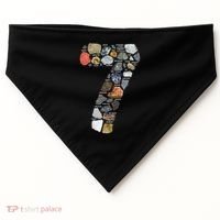 Geology 7 Years Old Rock Collecting 7th Birthday USA-Made Doggie Bandana thumb 0