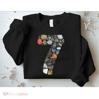 Geology 7 Years Old Rock Collecting 7th Birthday Sweatshirt thumb 2