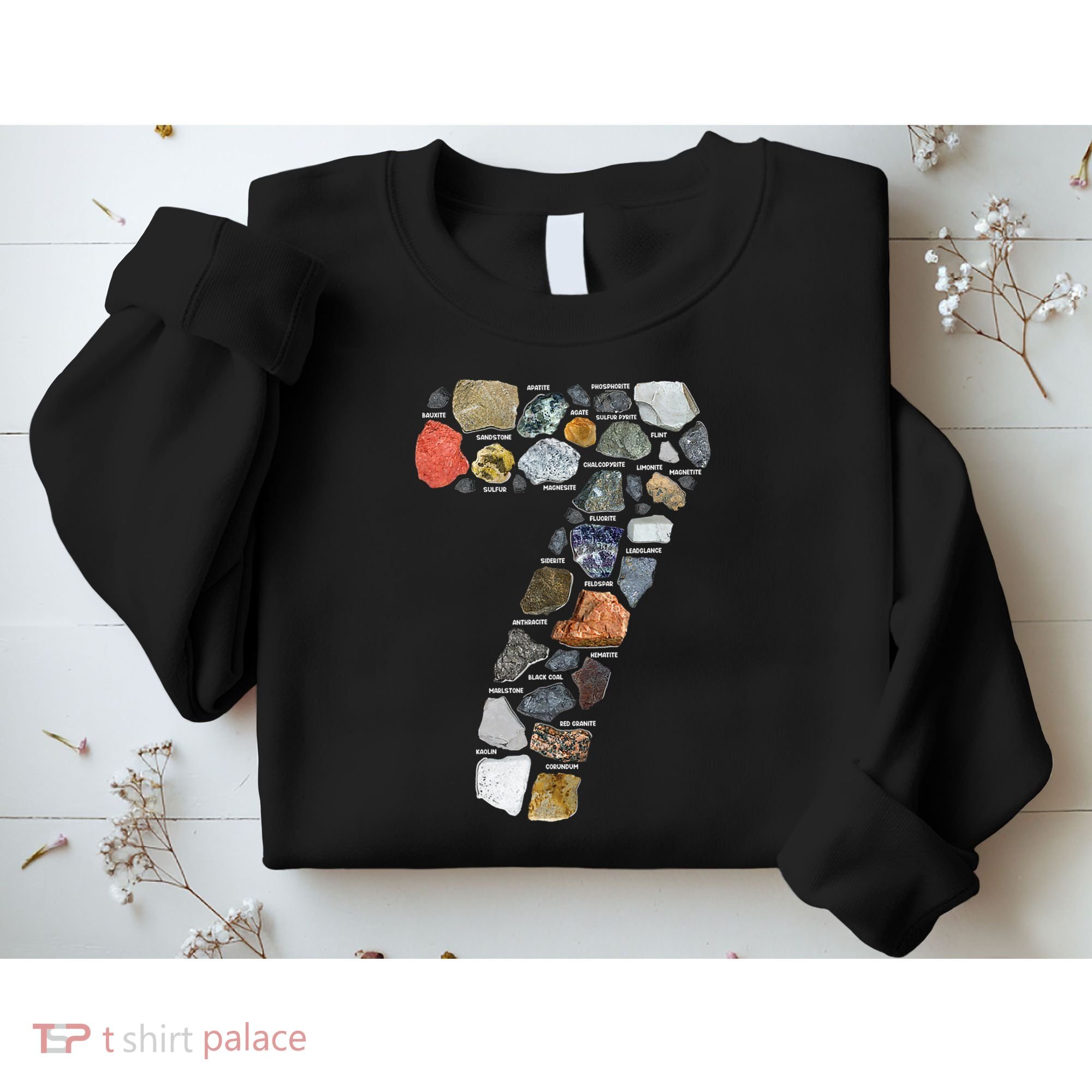 Geology 7 Years Old Rock Collecting 7th Birthday Sweatshirt