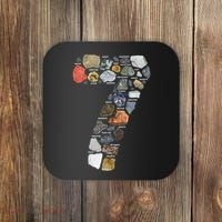 Geology 7 Years Old Rock Collecting 7th Birthday Coaster thumb 0